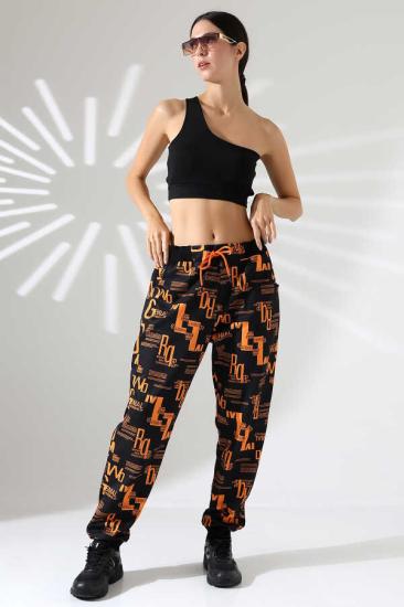 Unisex Karışık Desen Jogger Lastik Paça Sokak Stili Oversize Eşofman Altı | MS             1315